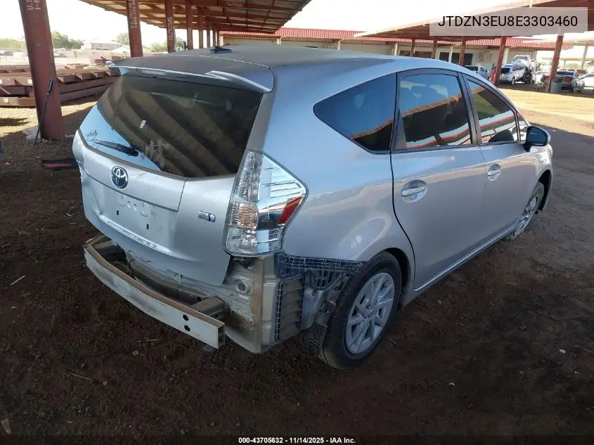 JTDZN3EU8E3303460 2014 Toyota Prius V Three