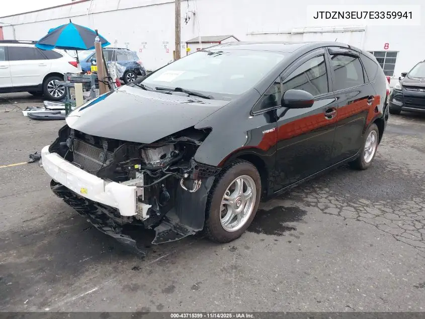 JTDZN3EU7E3359941 2014 Toyota Prius V Five