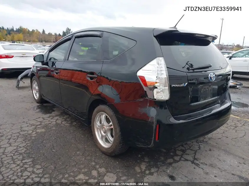 JTDZN3EU7E3359941 2014 Toyota Prius V Five