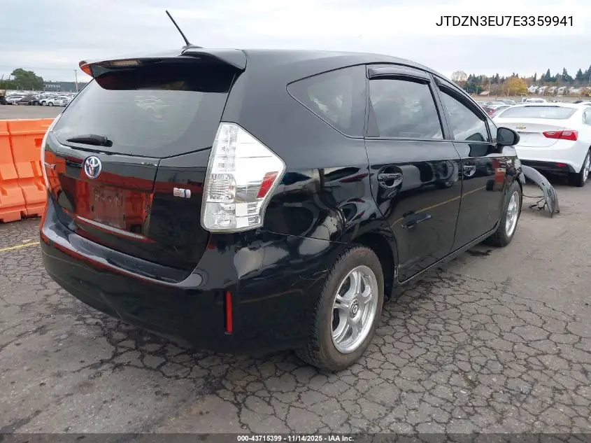JTDZN3EU7E3359941 2014 Toyota Prius V Five