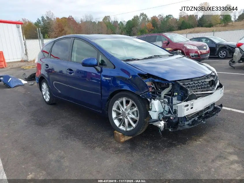 JTDZN3EUXE3330644 2014 Toyota Prius V Five
