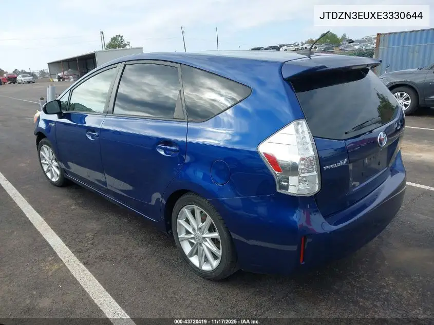 JTDZN3EUXE3330644 2014 Toyota Prius V Five