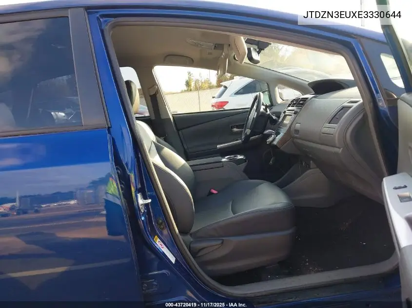 JTDZN3EUXE3330644 2014 Toyota Prius V Five