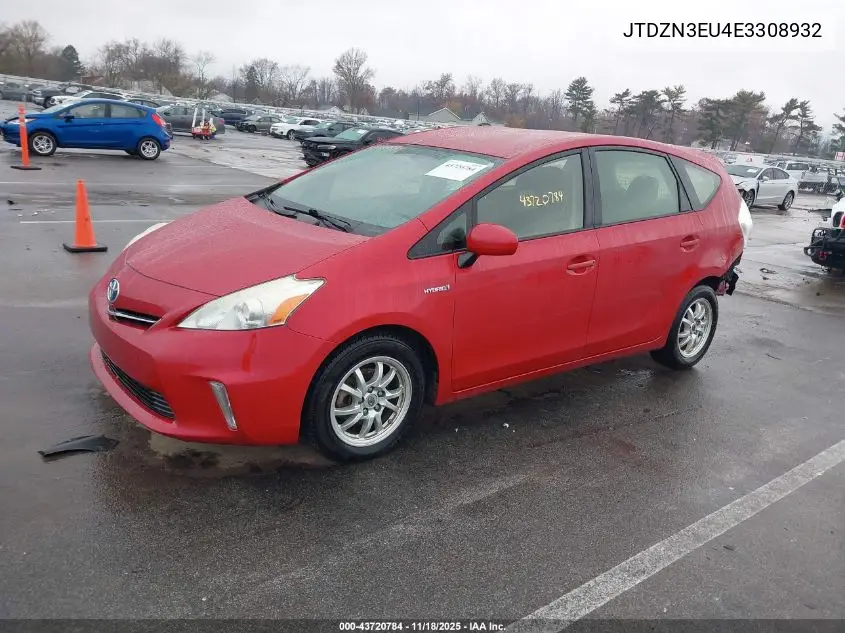 JTDZN3EU4E3308932 2014 Toyota Prius V Three
