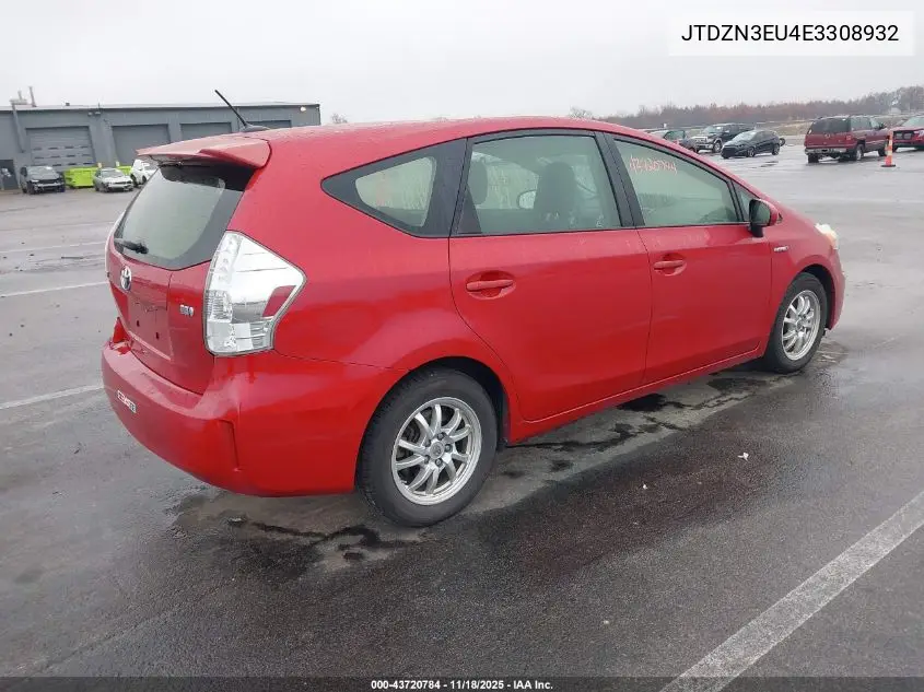 JTDZN3EU4E3308932 2014 Toyota Prius V Three