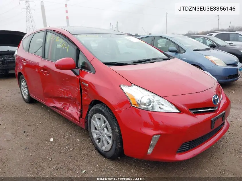 JTDZN3EU3E3356146 2014 Toyota Prius V Three
