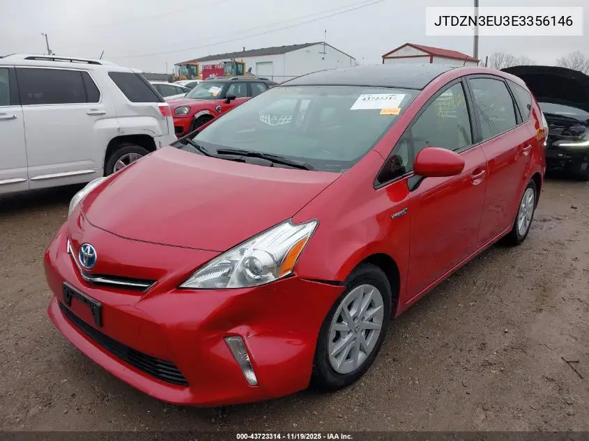 JTDZN3EU3E3356146 2014 Toyota Prius V Three