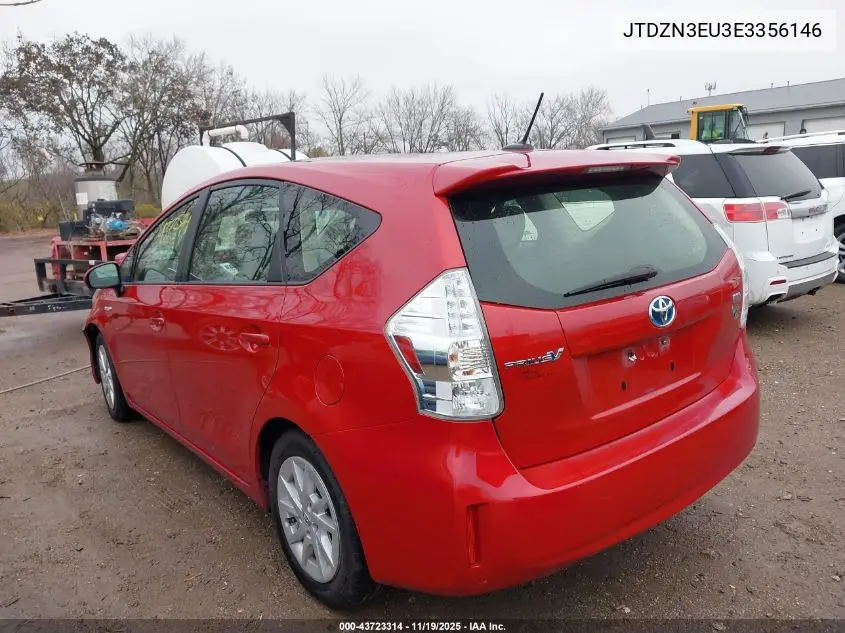 JTDZN3EU3E3356146 2014 Toyota Prius V Three