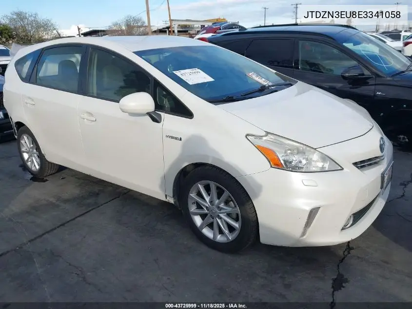 JTDZN3EU8E3341058 2014 Toyota Prius V Five
