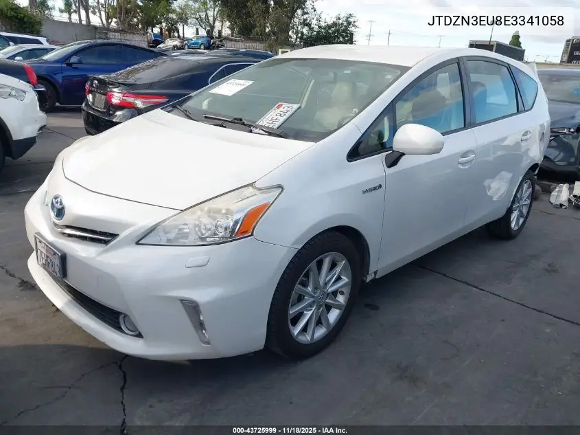 JTDZN3EU8E3341058 2014 Toyota Prius V Five