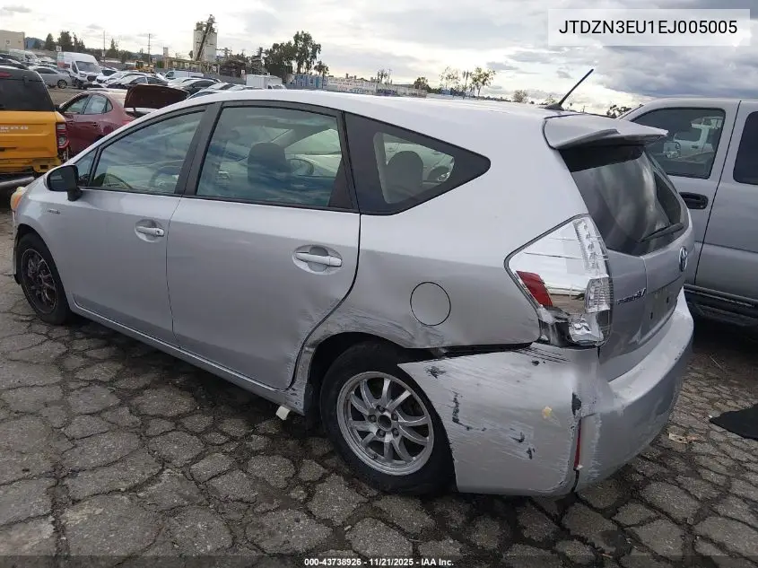 JTDZN3EU1EJ005005 2014 Toyota Prius V Two