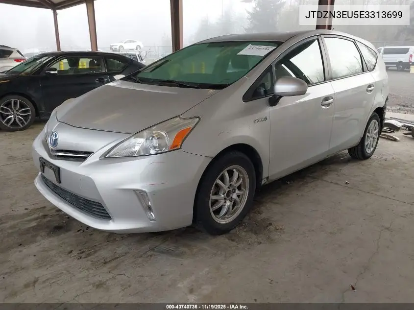 JTDZN3EU5E3313699 2014 Toyota Prius V Two