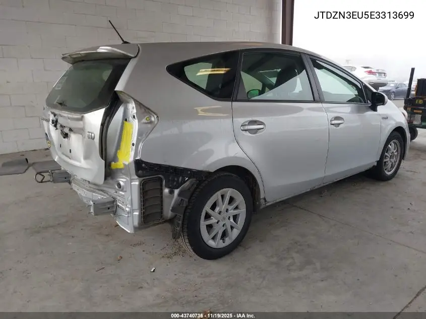 JTDZN3EU5E3313699 2014 Toyota Prius V Two