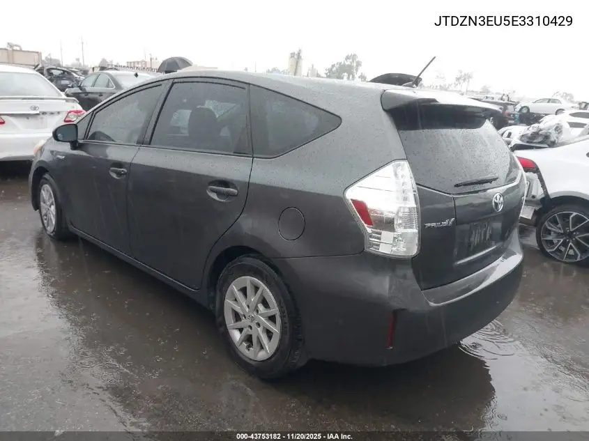 JTDZN3EU5E3310429 2014 Toyota Prius V Two