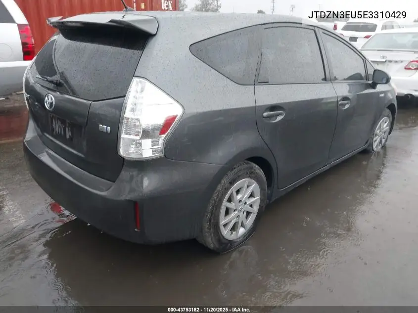 JTDZN3EU5E3310429 2014 Toyota Prius V Two