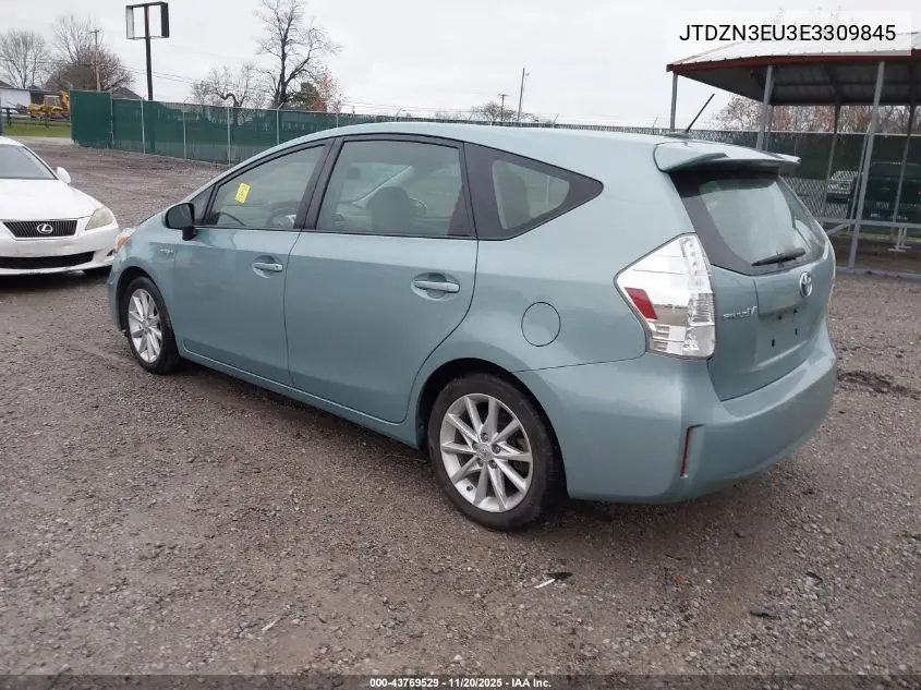 JTDZN3EU3E3309845 2014 Toyota Prius V Five