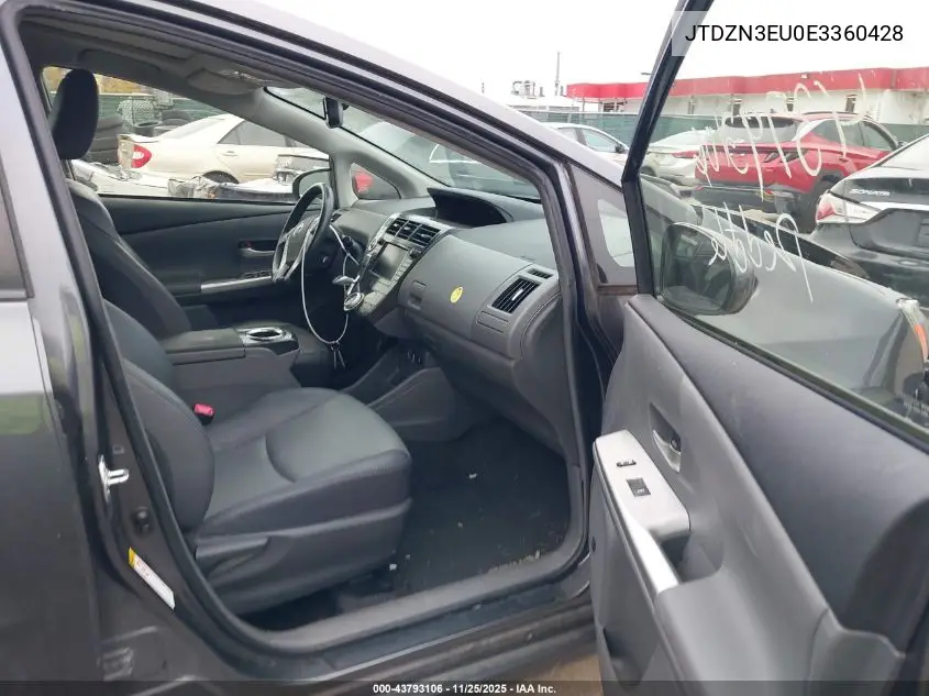 JTDZN3EU0E3360428 2014 Toyota Prius V Five