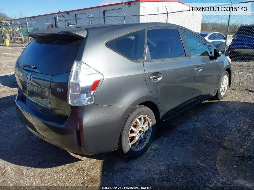 JTDZN3EU1E3315143 2014 Toyota Prius V Three