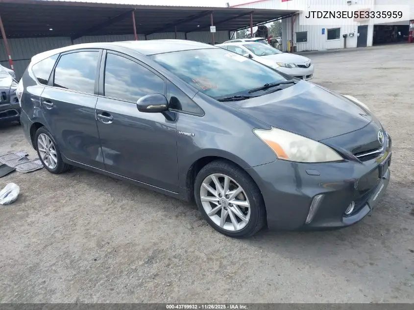 JTDZN3EU5E3335959 2014 Toyota Prius V Five