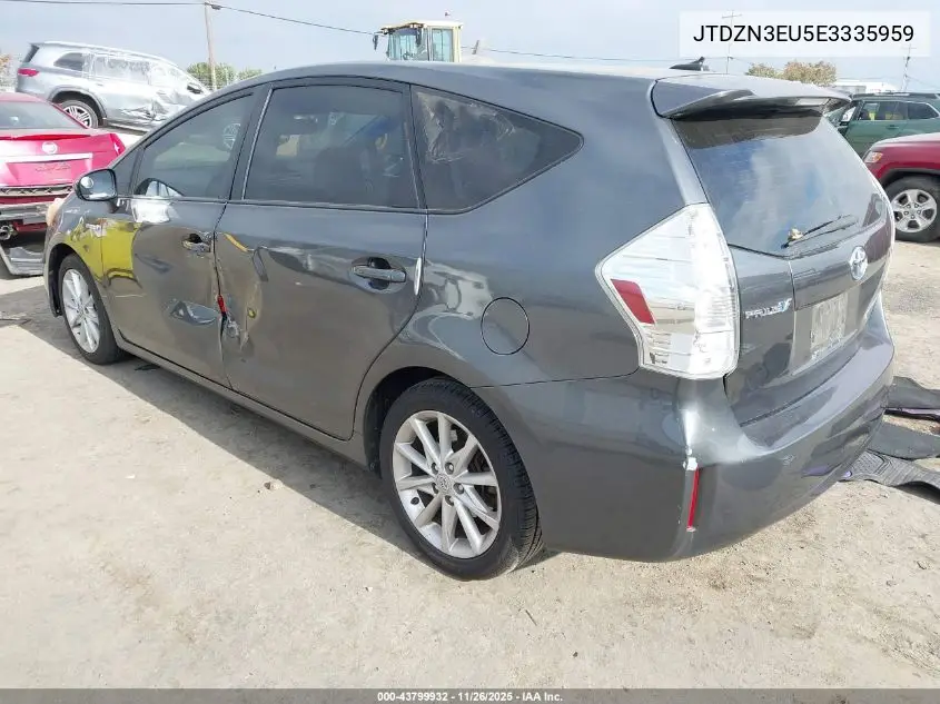 JTDZN3EU5E3335959 2014 Toyota Prius V Five