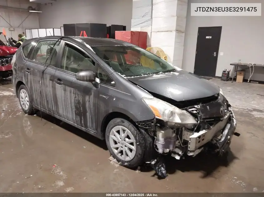 JTDZN3EU3E3291475 2014 Toyota Prius V Two