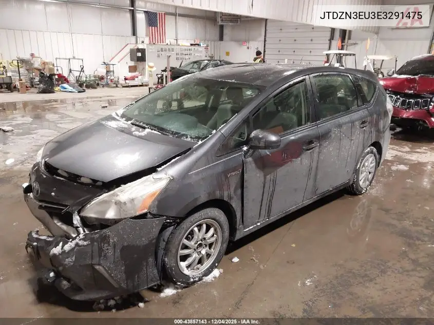 JTDZN3EU3E3291475 2014 Toyota Prius V Two