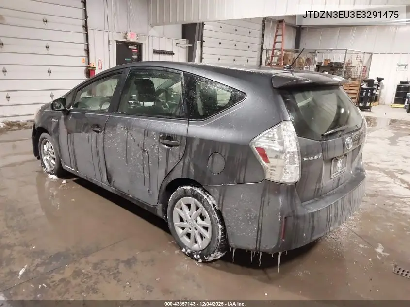 JTDZN3EU3E3291475 2014 Toyota Prius V Two
