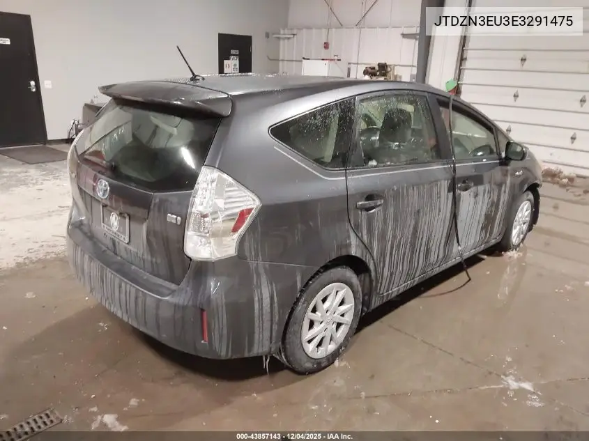 JTDZN3EU3E3291475 2014 Toyota Prius V Two