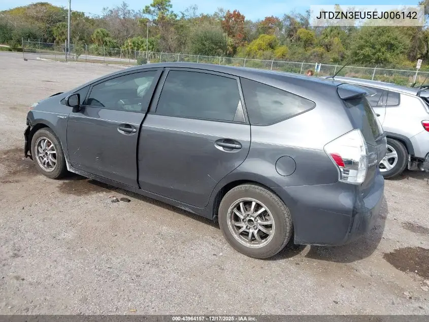 JTDZN3EU5EJ006142 2014 Toyota Prius V Two
