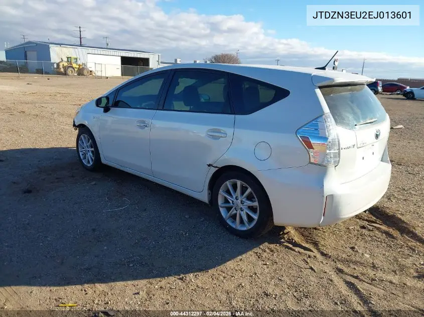 JTDZN3EU2EJ013601 2014 Toyota Prius V Five