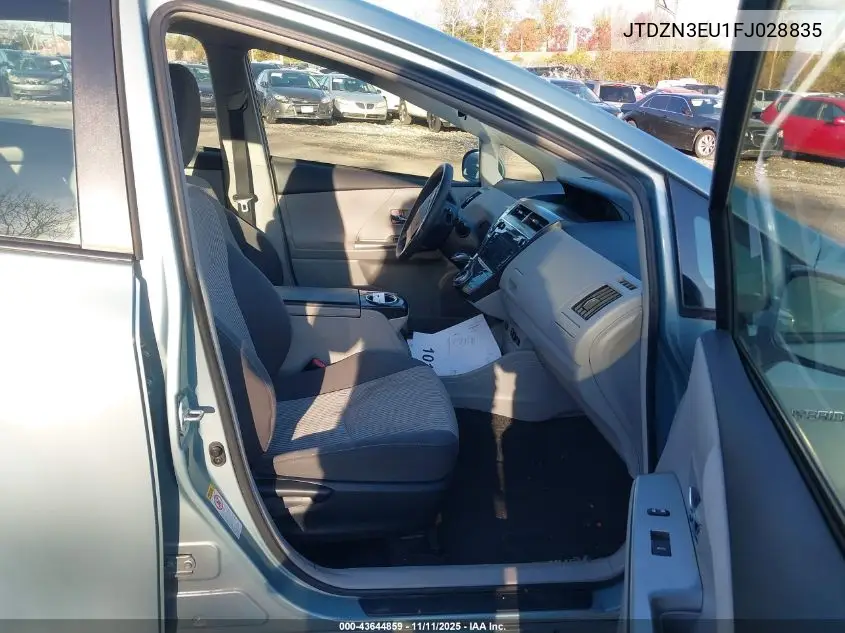 JTDZN3EU1FJ028835 2015 Toyota Prius V Three