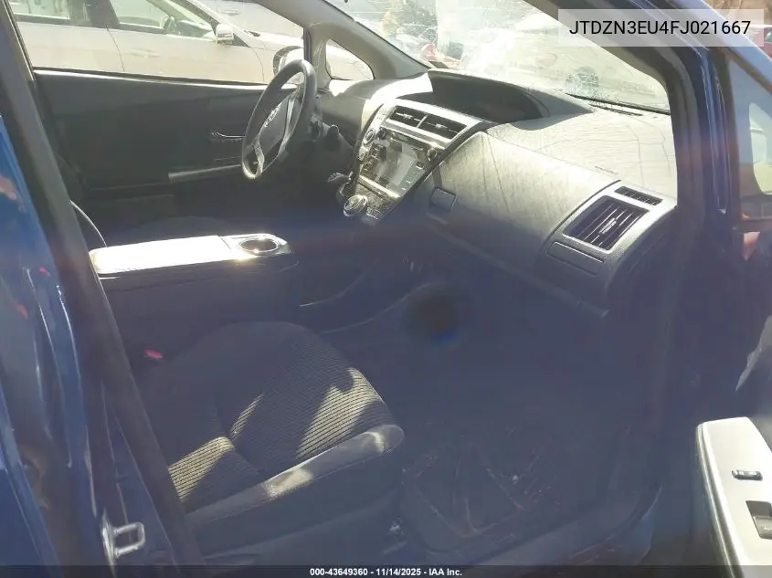 JTDZN3EU4FJ021667 2015 Toyota Prius V Two