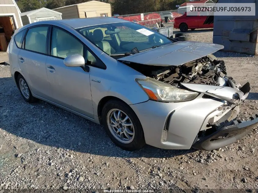JTDZN3EU9FJ036973 2015 Toyota Prius V Four