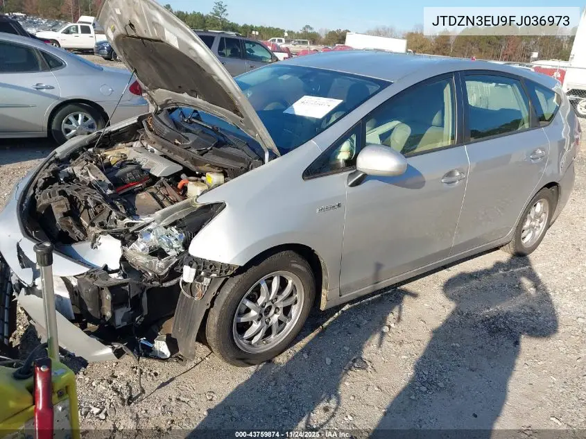 JTDZN3EU9FJ036973 2015 Toyota Prius V Four
