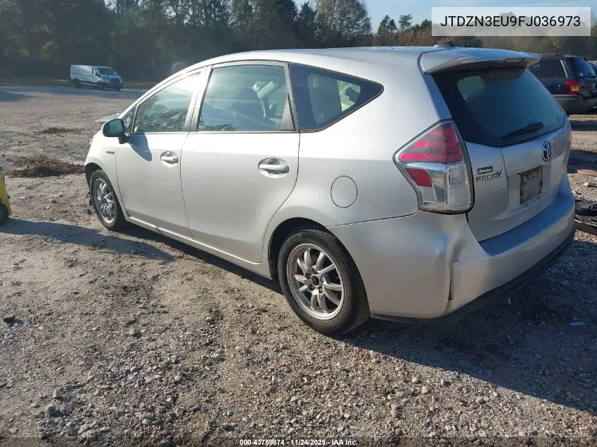 JTDZN3EU9FJ036973 2015 Toyota Prius V Four