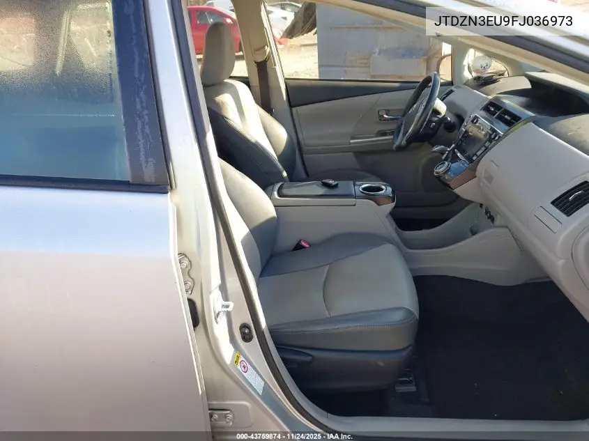 JTDZN3EU9FJ036973 2015 Toyota Prius V Four