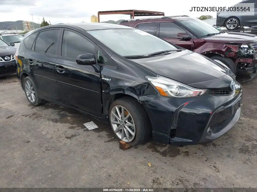 JTDZN3EU9FJ035564 2015 Toyota Prius V Five