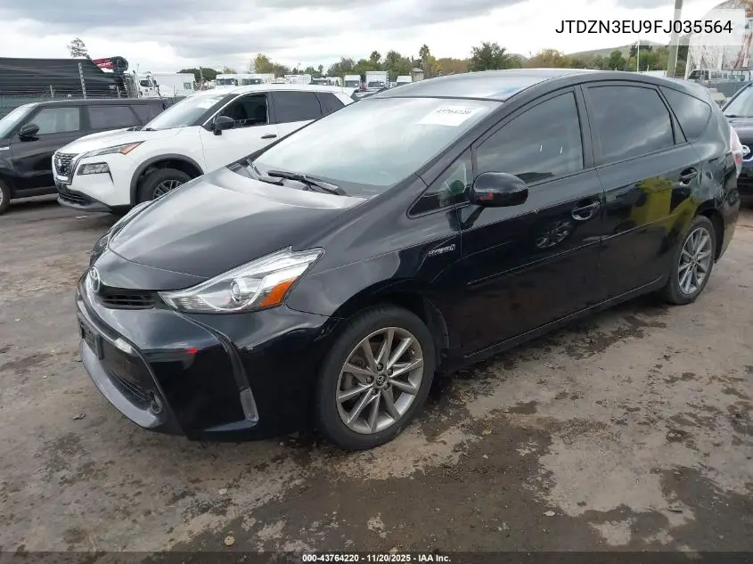 JTDZN3EU9FJ035564 2015 Toyota Prius V Five