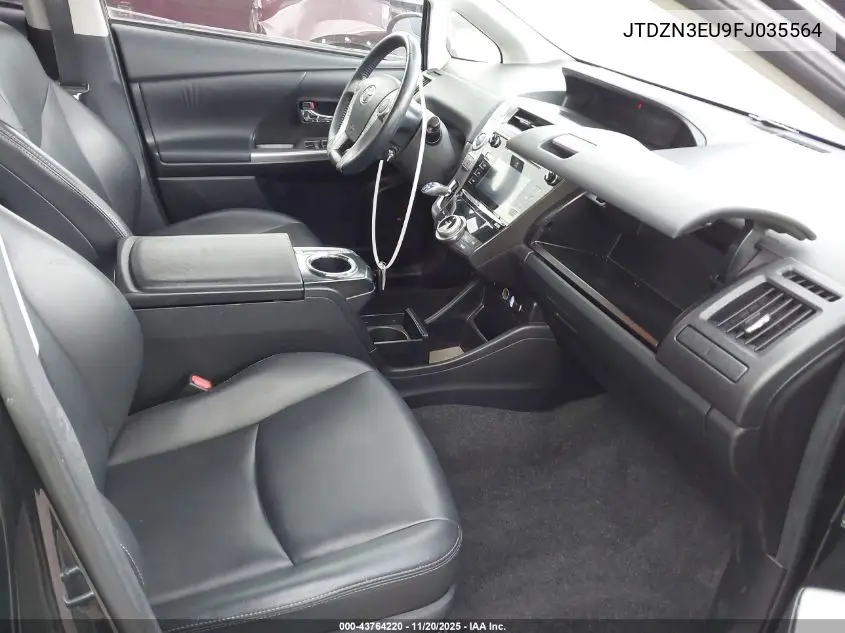 JTDZN3EU9FJ035564 2015 Toyota Prius V Five