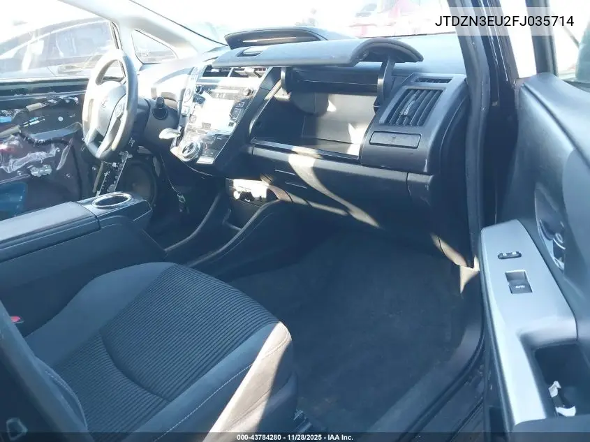 JTDZN3EU2FJ035714 2015 Toyota Prius V Two