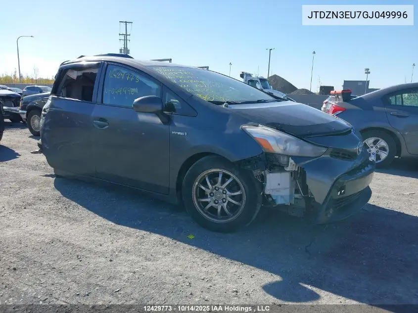 JTDZN3EU7GJ049996 2016 Toyota Prius V