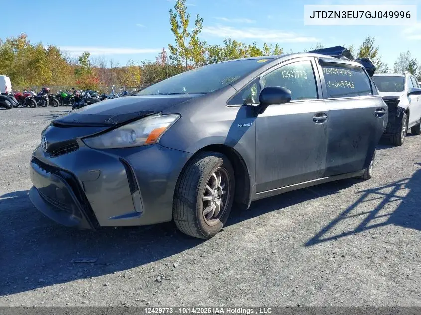 JTDZN3EU7GJ049996 2016 Toyota Prius V