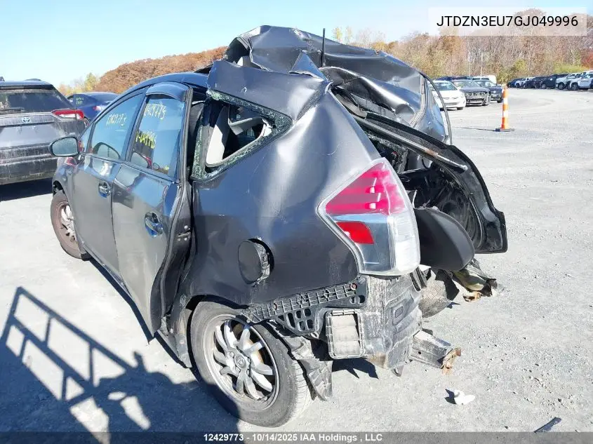 JTDZN3EU7GJ049996 2016 Toyota Prius V