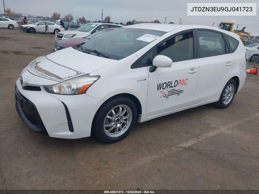 JTDZN3EU9GJ041723 2016 Toyota Prius V Two