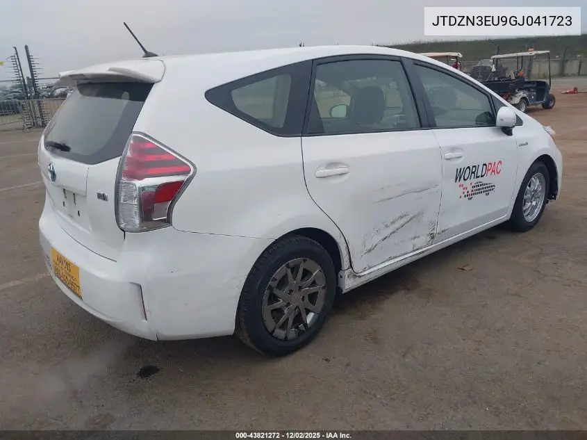 JTDZN3EU9GJ041723 2016 Toyota Prius V Two