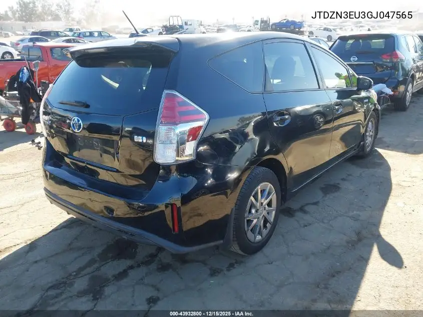 JTDZN3EU3GJ047565 2016 Toyota Prius V Four