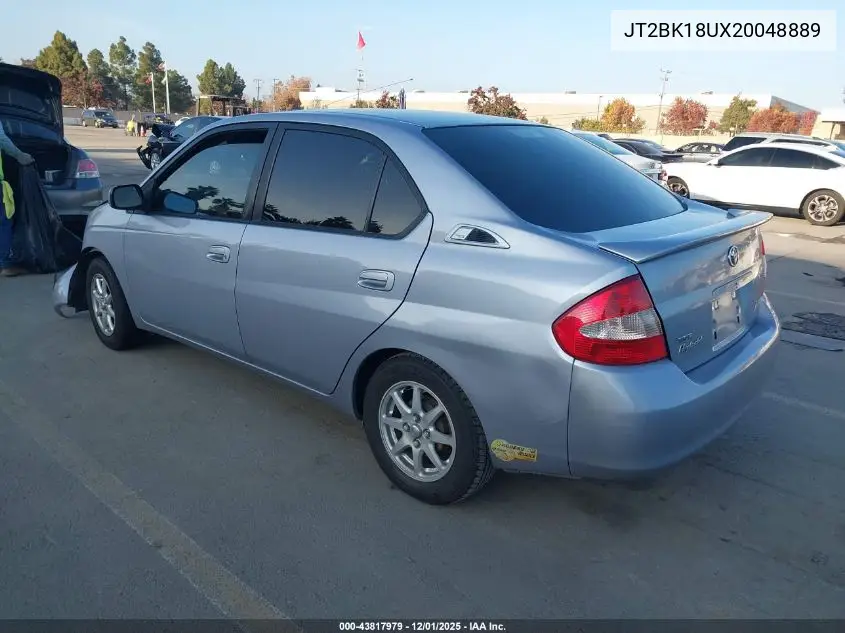 JT2BK18UX20048889 2002 Toyota Prius