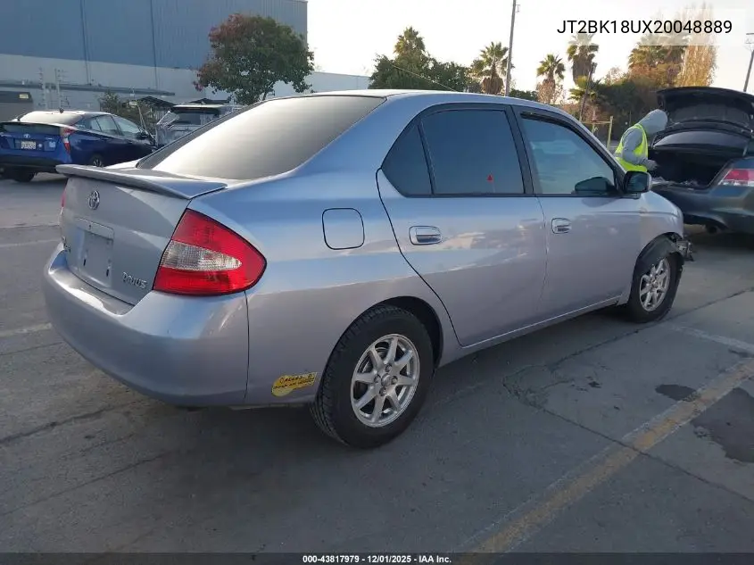 JT2BK18UX20048889 2002 Toyota Prius