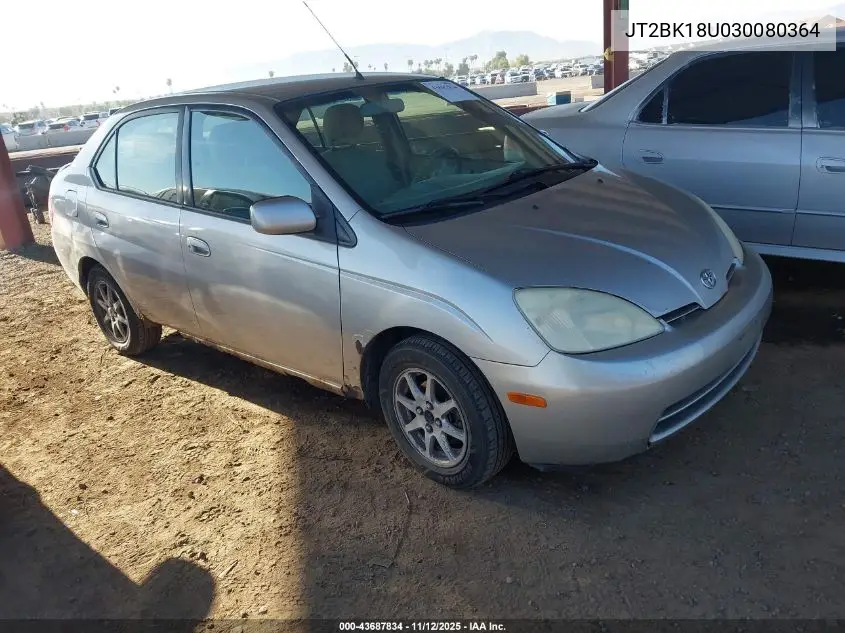 JT2BK18U030080364 2003 Toyota Prius