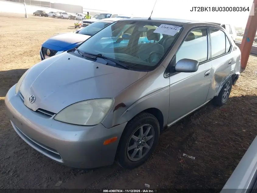 JT2BK18U030080364 2003 Toyota Prius